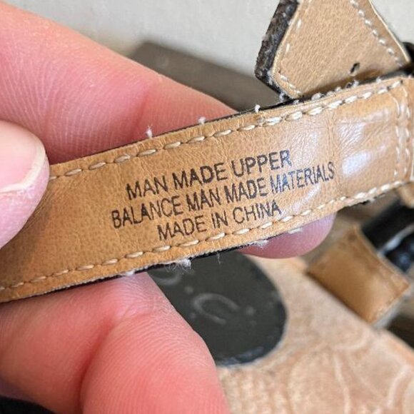 B.O.C. Born Concept Black/Pewter Sandals Cersei Slingback Flip Flops Size 9 - Picture 7 of 9